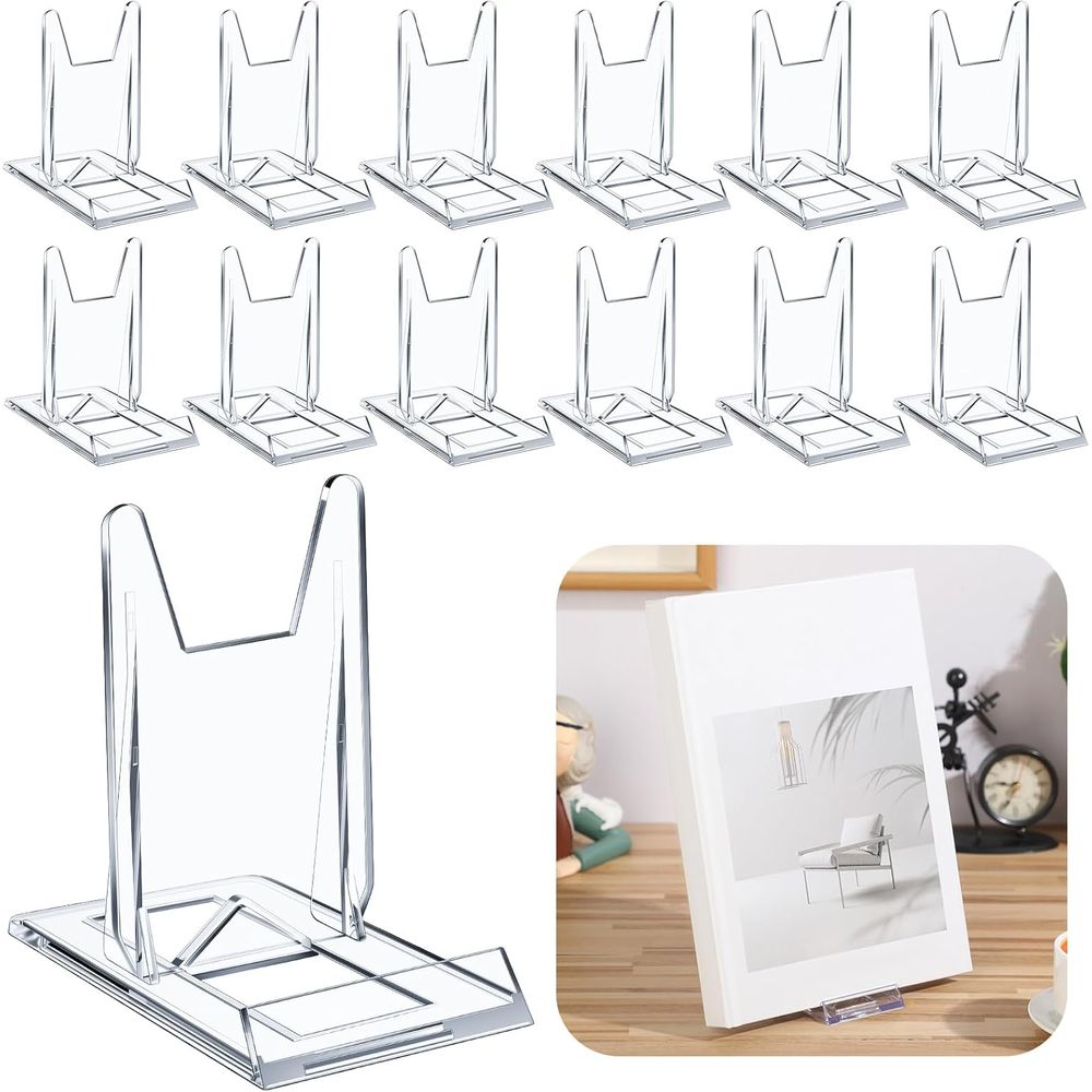 Clear Acrylic Book Stand Holder - Adjustable Clear Acrylic Book Stand Display