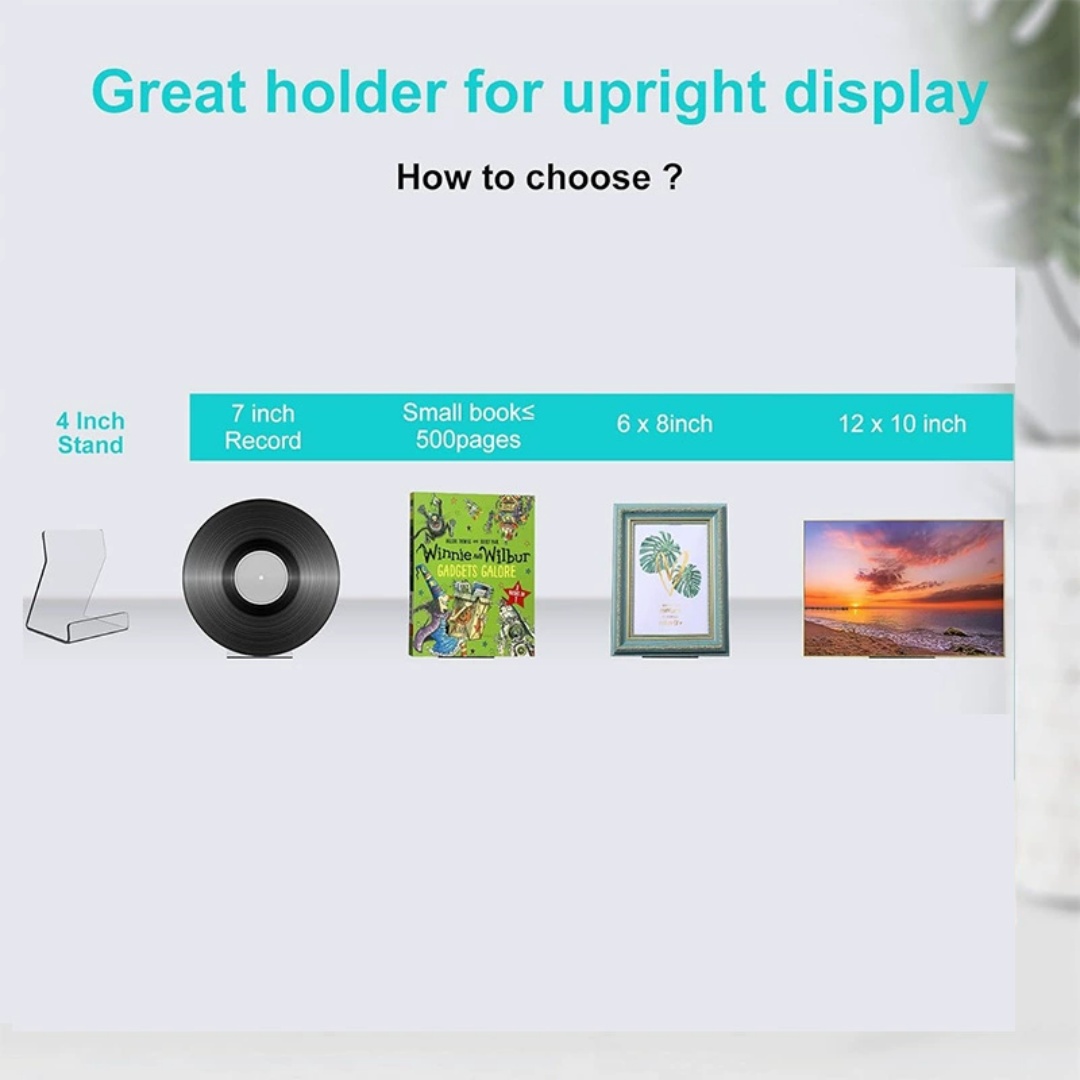 Clear Acrylic Book Stand Holder - Acrylic Book Stand Simple Transparent Display