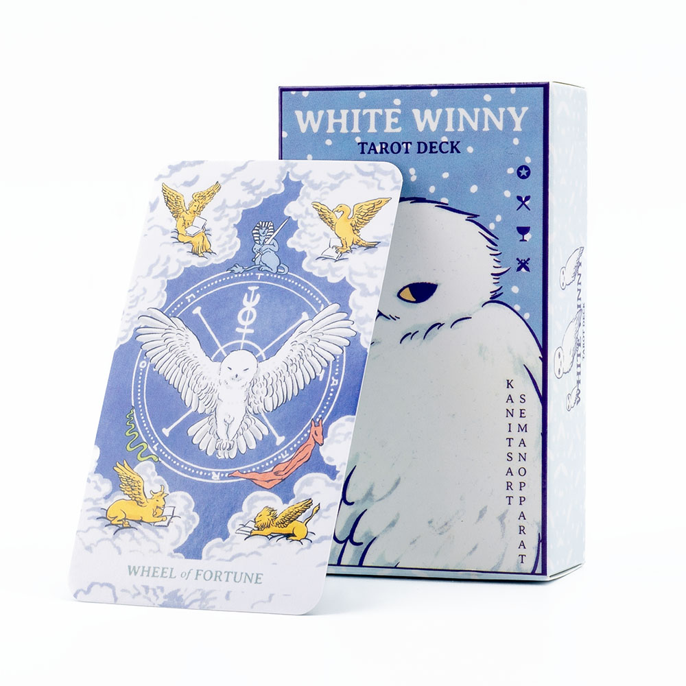 Tarot Deck With Guidebook - White Winny Tarot English Edition 80