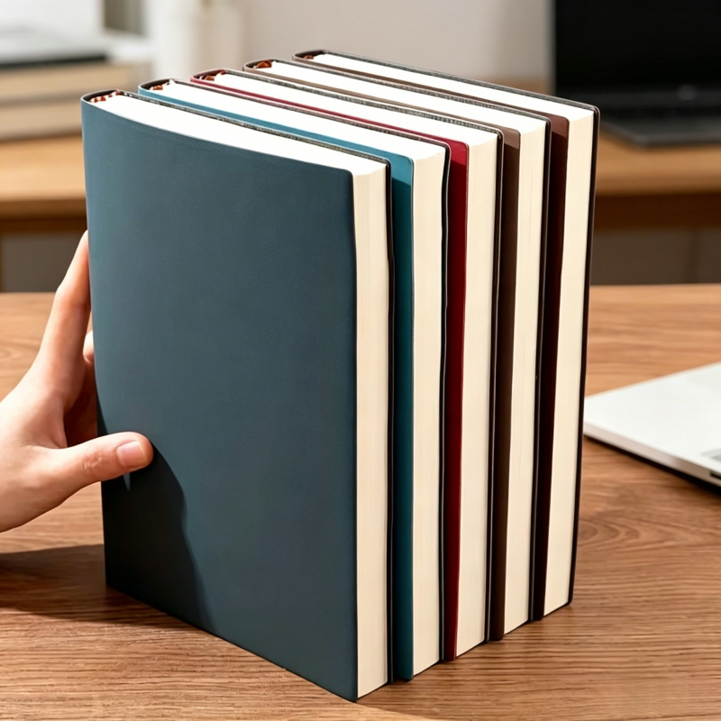 Vintage Leather Journal Notebook - A5 Soft Leather Notebook with 120