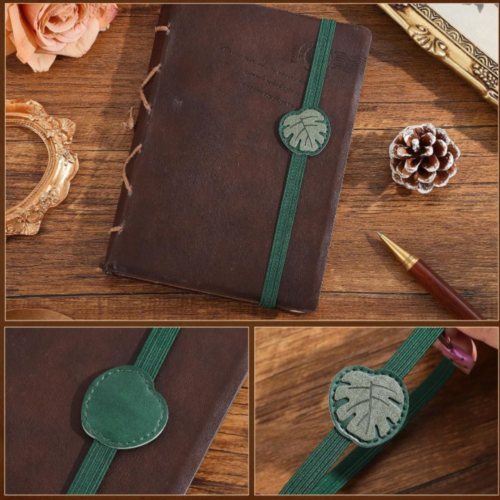 Vintage Elastic Bands Leather  - Vintage Leather Journal Notebook review and price