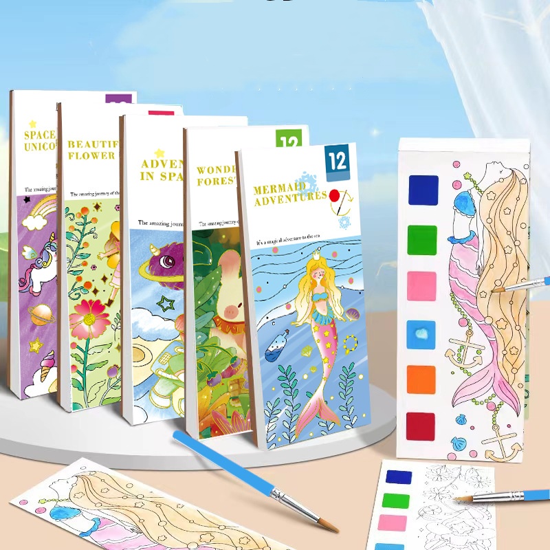 Bview Art Magic Water-Activate - Reusable Water Magic Coloring Book review and price