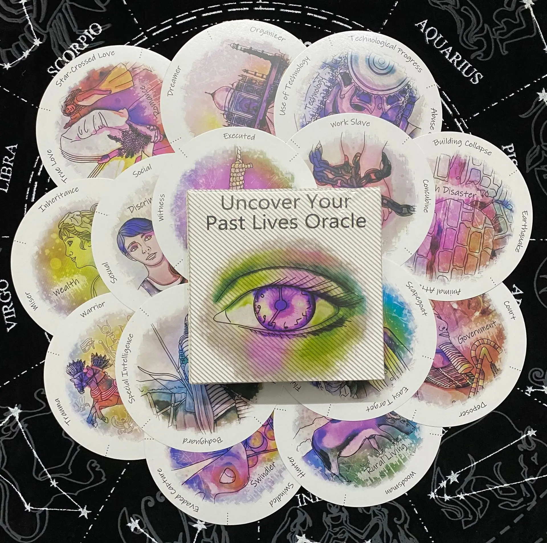 Uncover Your Past Life Oracle  - Tarot Deck With Guidebook review and price