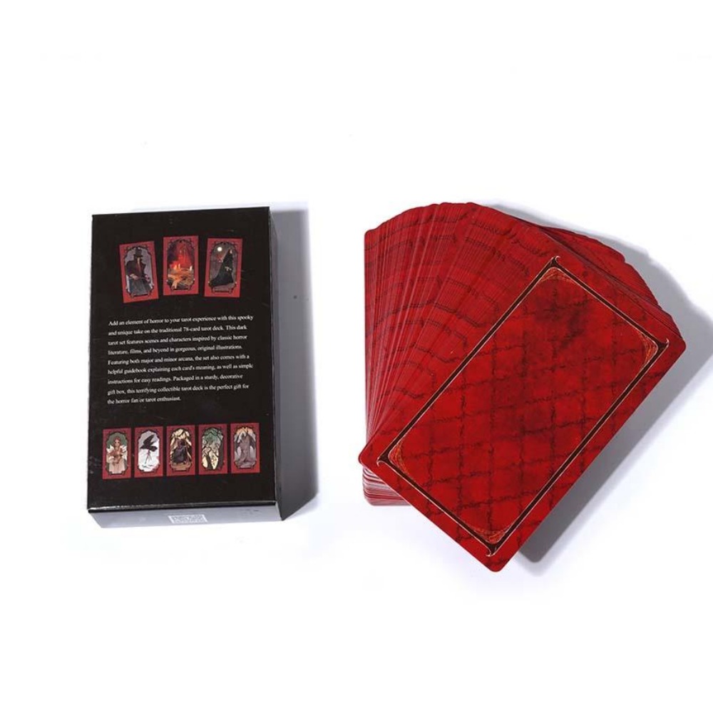 10.3*6cm Horror Tarot Deck Car - Tarot Deck With Guidebook review and price