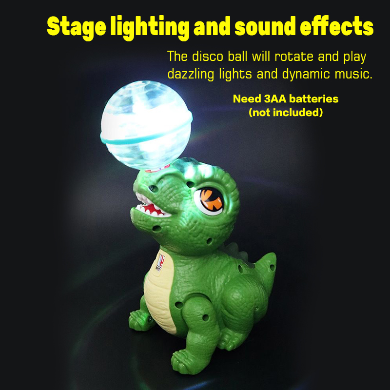 Electric Dinosaur Top Ball Toy - Music review and price