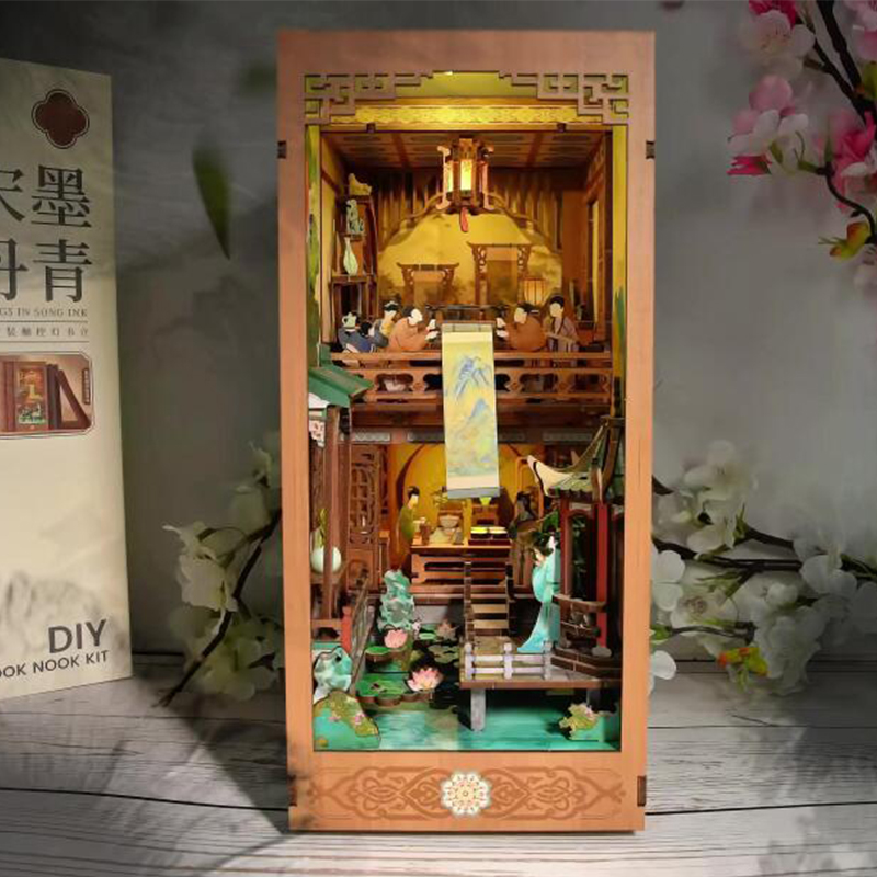 DIY Wooden Book Nook Shelf Ins - Diy Wooden Book Nook Kit Shelf Insert review and price