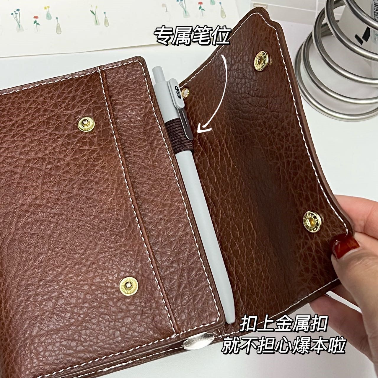 A7 Three Fold One Size Retro S - Vintage Leather Journal Notebook review and price