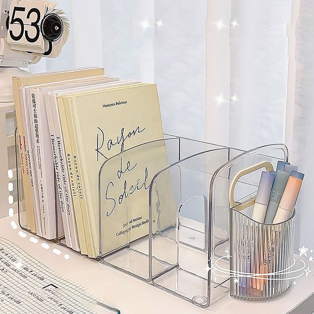 Portable Clear Acrylic Bookend - Clear Acrylic Book Stand Holder review and price